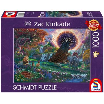 Puzzle Schmidt din 1000 piese - Grădina Edenului
