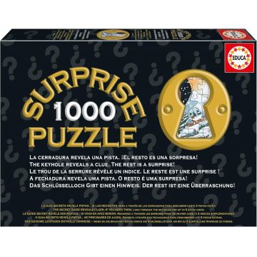 Puzzle surpriză Educa din 1000 de piese - Crăciun antic