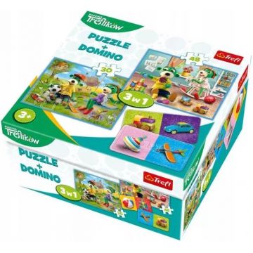 Puzzle Trefl 3 in   1 - Familia Treflik