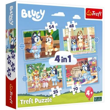 Puzzle Trefl 4 in  1 - Bluey
