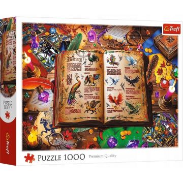 Puzzle Trefl din  1000 piese - Atlasul Păsărilor Fantastice