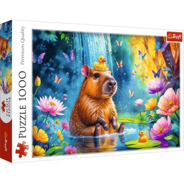 Puzzle Trefl din  1000 piese - Capibara