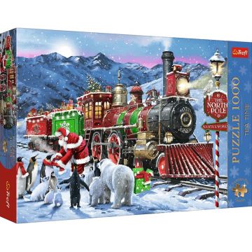 Puzzle Trefl din 1000 piese - Expresul de Crăciun