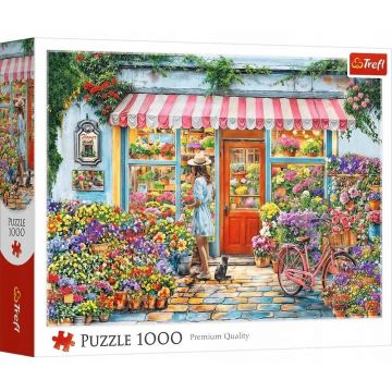 Puzzle Trefl din 1000 piese - Florărie