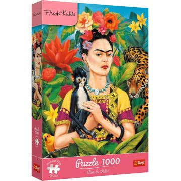 Puzzle Trefl din 1000 piese - Portret în junglă