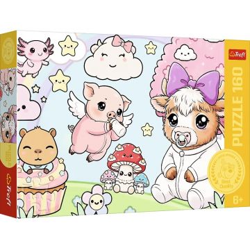 Puzzle Trefl din  160 piese - Animale mici