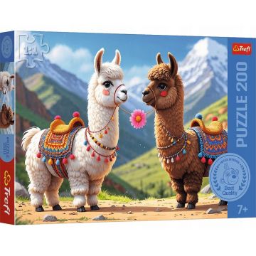 Puzzle Trefl din  200 piese - Lame colorate