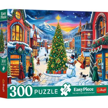 Puzzle Trefl din 300 XXL piese - Orașul de Crăciun