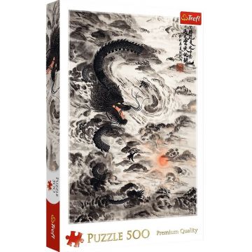 Puzzle Trefl din 500 piese - Ascensiunea Dragonului Imperial