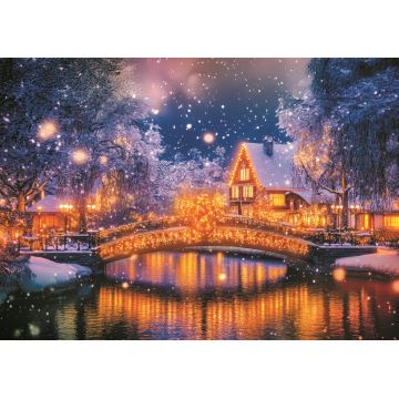Puzzle Trefl din 500 piese - Atmosferă de Crăciun