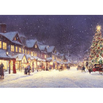 Puzzle Trefl din 500 piese - Satul de Crăciun