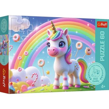 Puzzle Trefl din  60 piese - Lumea dulciurilor