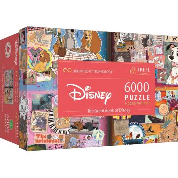 Puzzle Trefl din  6000 piese - Marea Carte a lui Disney