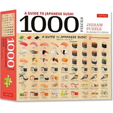Puzzle Tuttle Publishing din 1000 piese - Ghid japonez de sushi