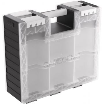 Recipient pentru carduri Gamegenic - Game Castle, alb/negru