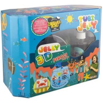 Set creativ Tuban - Tubi Jelly, pirați, 8 culori