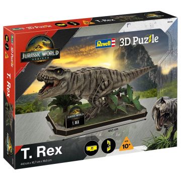 3D Puzzle Revell din 45 piese - Tiranozaur Rex