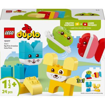 Constructor LEGO Duplo My First 3 în 1 - Animale drăguțe (10477)