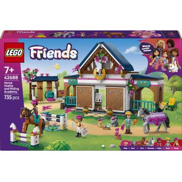 Constructor LEGO Friends - Grajd și academie de echitație (42688)