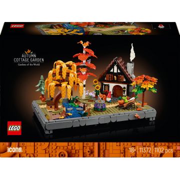 Constructor LEGO Icons - Grădină de toamnă cu o căsuță (11372)