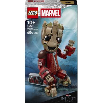 Constructor LEGO Marvel Super Heroes - Groot în costum de Ravager (76341)