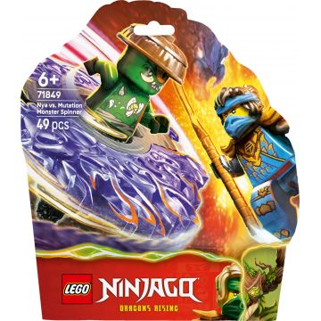 Constructor LEGO Ninjago - Rotitoare cu Nia vs. Monstrul Mutat (71849)