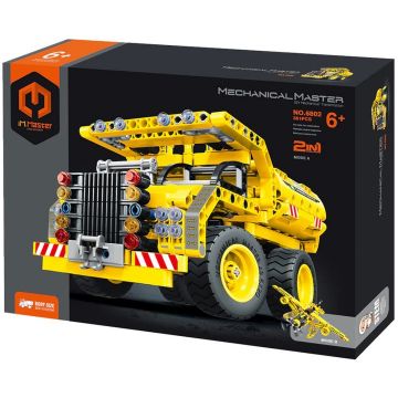 Constructor pentru copii 2 în 1 iM.Master - Basculantă și avion, 361 piese
