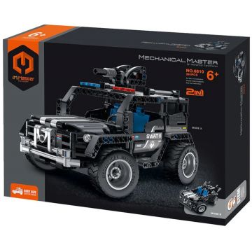Constructor pentru copii 2 în 1 iM.Master - Jeep militar SWAT, 391 piese