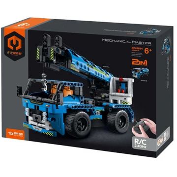 Constructor pentru copii 2 în 1 iM.Master - Macara și camion de construcții, R/C, 401 piese