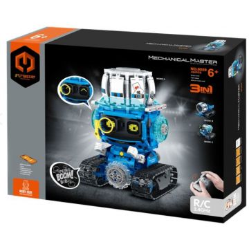 Constructor pentru copii 3 în 1 iM.Master - Robot inteligent de transformare, RC, 494 piese
