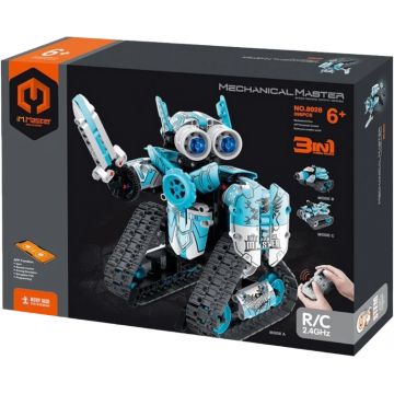 Constructor pentru copii iM.Master - Robot programabil cu telecomandă, 398 piese