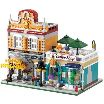 Constructor pentru copii KOCO - Biblioteca orașului, 2960 piese