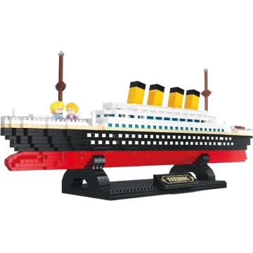 Constructor pentru copii KOCO - Model Titanic, 1510 piese