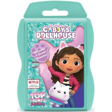 Joc de cărți  Top Trumps Juniors: Gabby's Dollhouse Card Game - Pentru copii