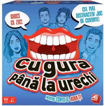 Joc de societate  AS Games - Cu gura pana la urechi, 8+