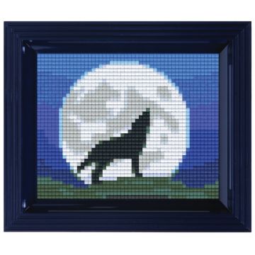 Mozaic cu ramă  Pixelhobby - Lup, Kit Pixel Clasic