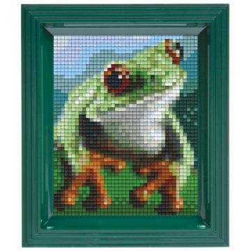 Mozaic cu ramă  Pixelhobby -Set de pixeli clasici pentru broaște