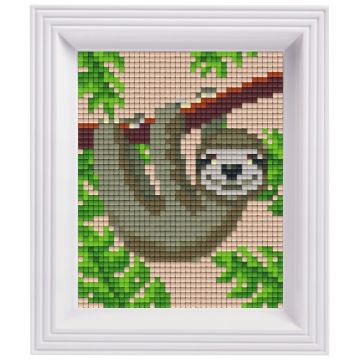 Mozaic cu ramă  Pixelhobby - Set de pixeli clasici Sloth