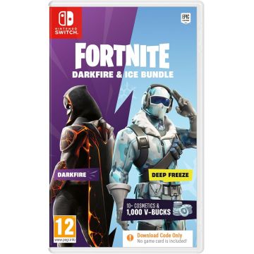 Pachet Fortnite Darkfire și Ice - Cod în cutie (Nintendo Switch)