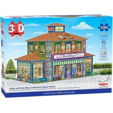Puzzle 3D Eurographics din 1389 piese - Librărie