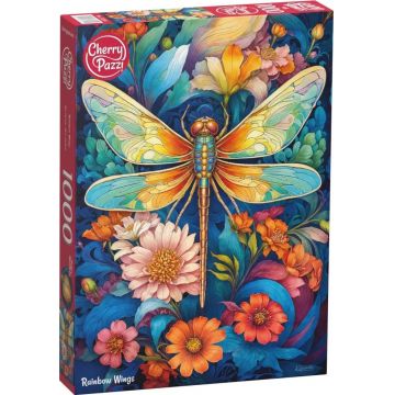 Puzzle Cherry Pazzi din 1000 piese - Aripi de curcubeu