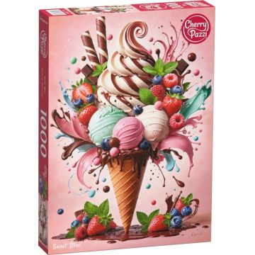 Puzzle Cherry Pazzi din 1000 piese - Dulce fericire