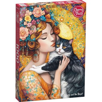 Puzzle Cherry Pazzi din  1000 piese - Frumoasa şi Bestia