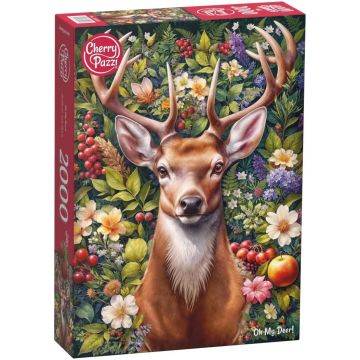Puzzle Cherry Pazzi din 2000 piese - O, căprioară!