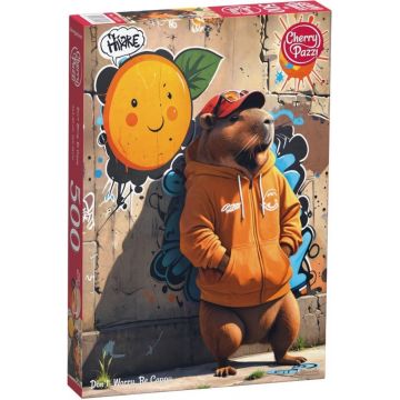 Puzzle Cherry Pazzi din  500 piese -Nu-ți face griji, fii o capibara.