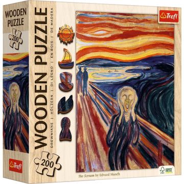 Puzzle din lemn Trefl din 200 piese - Strigătul