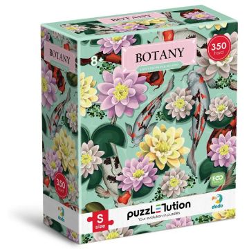 Puzzle DoDo  din 350 piese - Lotusuri și pești