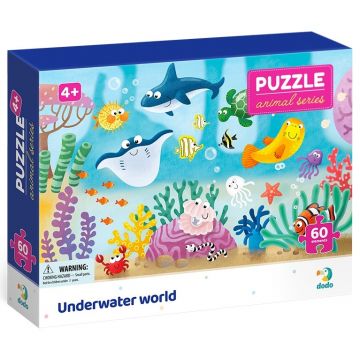 Puzzle DoDo din 60 piese - Lumea subacvatică
