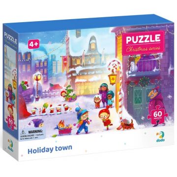 Puzzle DoDo din  60 piese - Oraș festiv