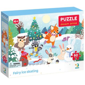 Puzzle DoDo din  60 piese - Patinoar